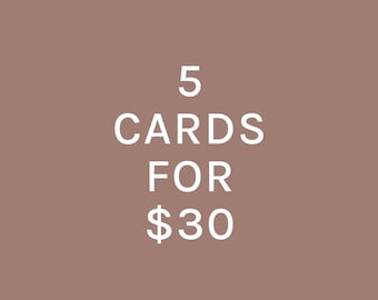 Greeting Cards Pack: Custom A6 Card Set with Envelopes