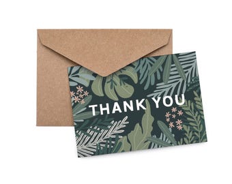 NEW Thank You Jungle Greeting Card