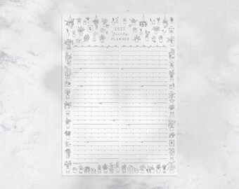 2022 Yearly Wall Planner Calendar A1 Size
