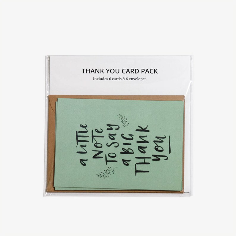 Mini Thank You Pack A Little Note