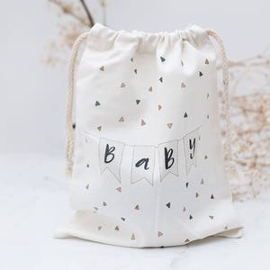 Bunting BABY Canvas Cadeautas