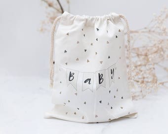 Bunting BABY Canvas Gift Bag