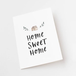 Home Sweet Home NEW HOUSE Illustrated HOUSEWARMING Greeting Card image 3