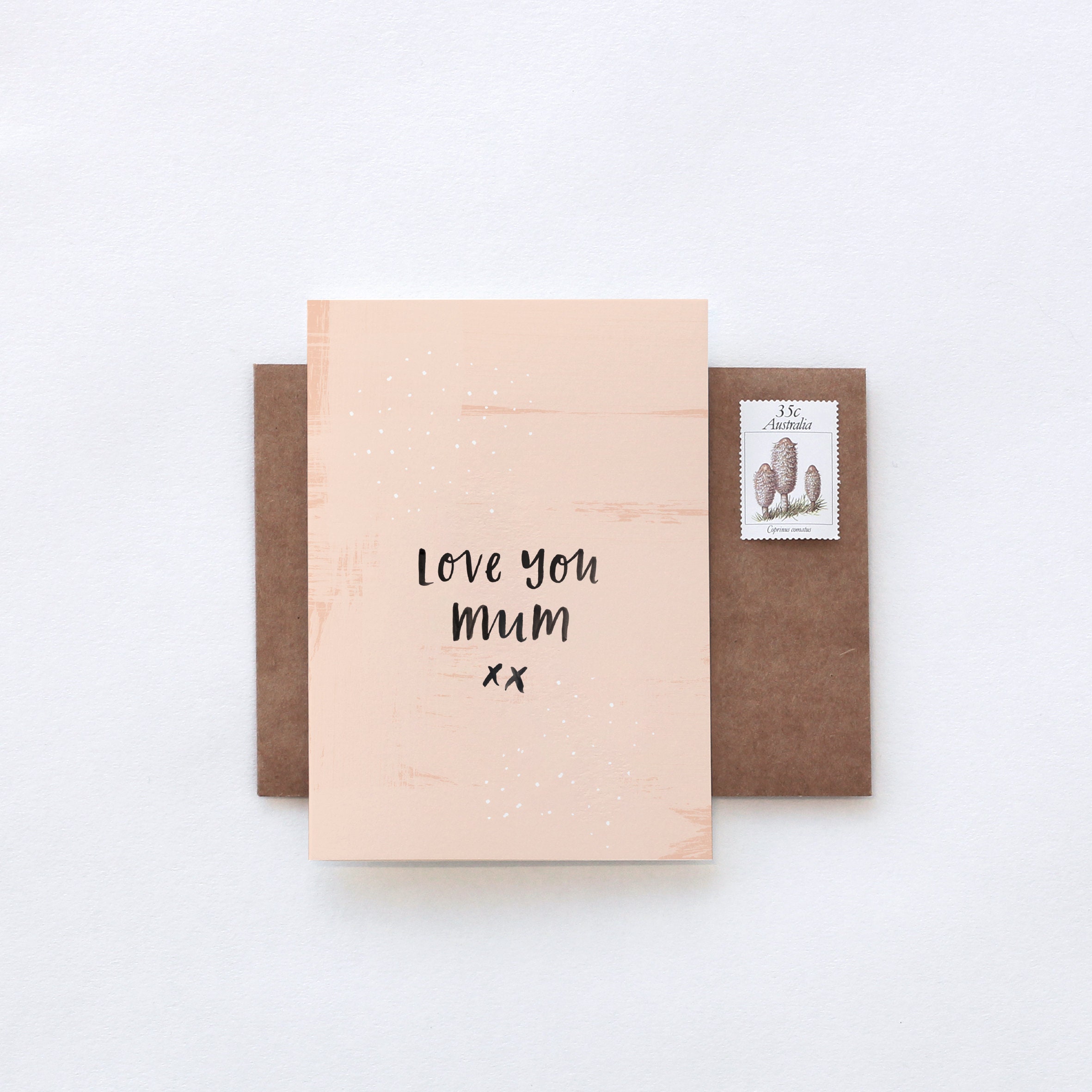 Mother's Day Greeting Card LOVE YOU MUM - Etsy