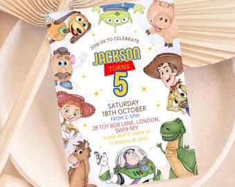 Editable Toy Story Birthday Invite | Toy Story Invitation | Girls Party | Digital Download | Girls Party Decor | Printable Invitation
