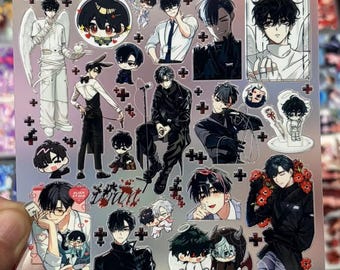 Ivan Till 3D-stickerbundel, Alien Stage IVTI fanart cadeau, Mizi Sua Luka Hyuna stickers