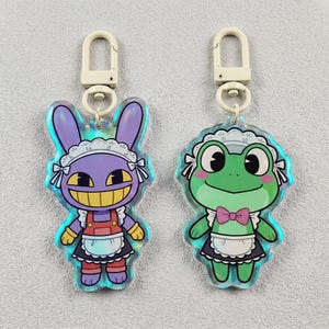 Jax Ribbit RibbitRabbit Akrylnyckelring, TADC Jax, Ribbit-inspirerade berlocker