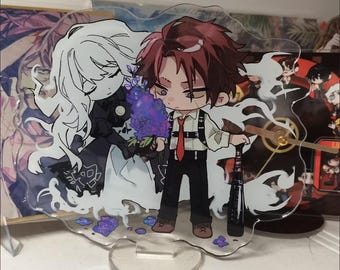Heathcliff & Catherine 15 cm Aufsteller, Limbus Company-inspirierter Anstecker, Geschenk für Gaming-Fans
