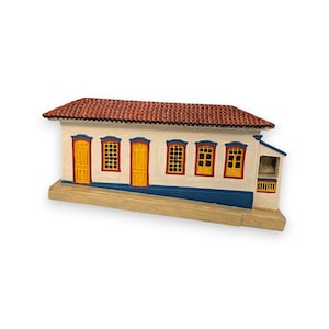 Barroque House From the 17th-18th century Ceramics Brazilian Antique Houses Colonial Times For Wall Hang or Brazil Souvenier Shelf Minas