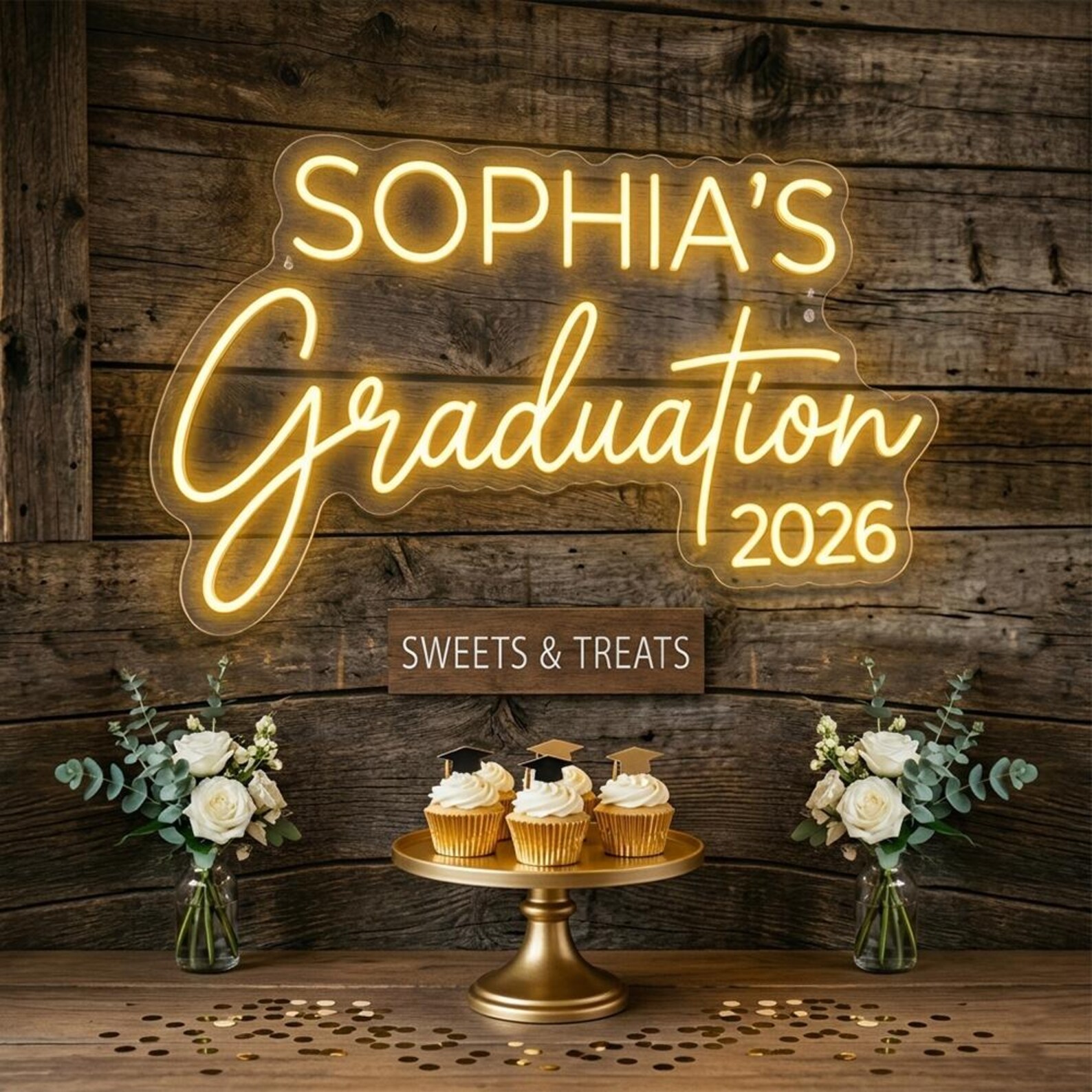 Custom Graduation Neon Sign,congrats Grad Neon Sign,personalized Grad ...