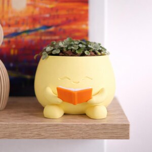 Boek met bloempot | Decoratie boekenliefhebber