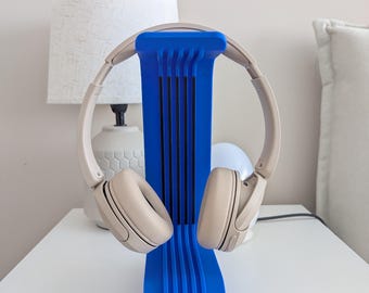 Supporto per cuffie stampato in 3D / design moderno e curvo