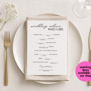 Bröllopsbordskaptenspel, gästisbrytaraktivitet, minimalistisk stil, redigerbar Canva (digital nedladdning) bild 10