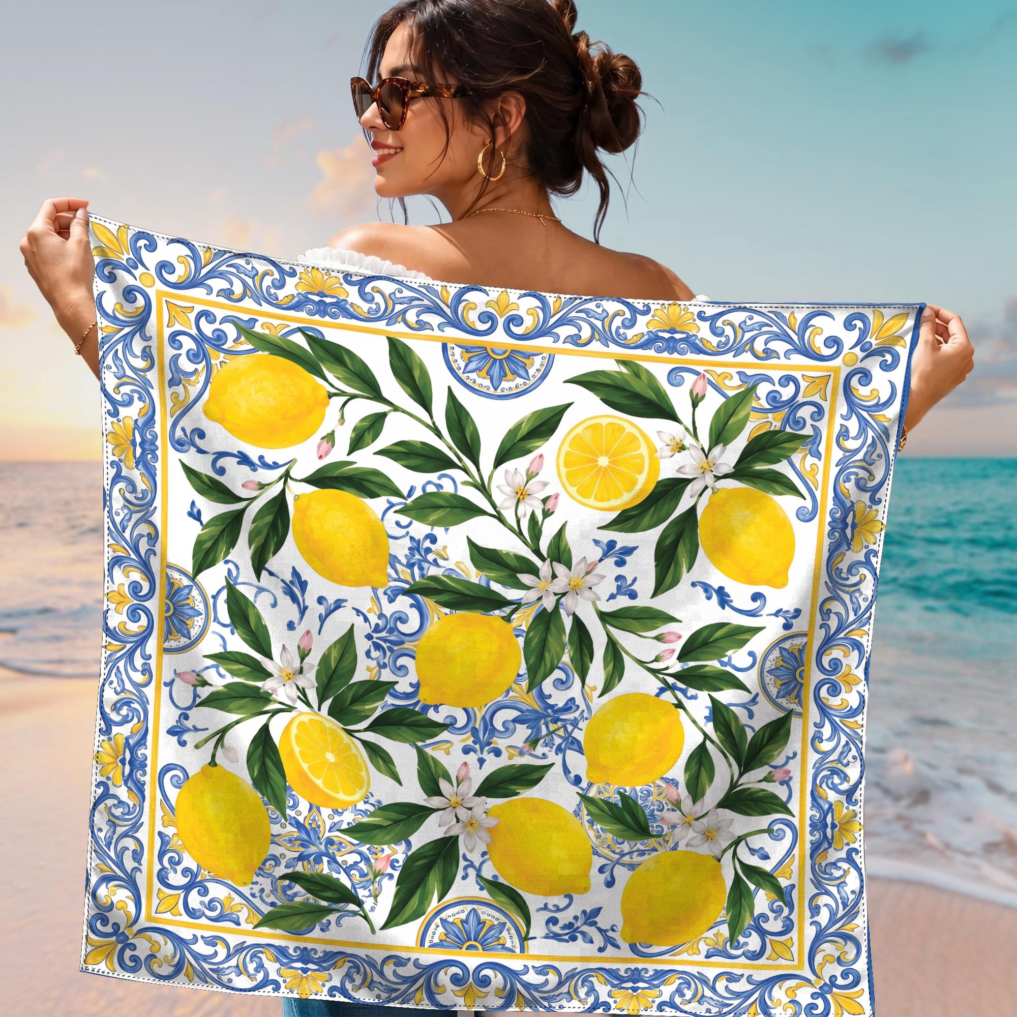 Fruit Design Scarf - Etsy Australia Ameri VINTAGE MEDI FRUIT SCARF