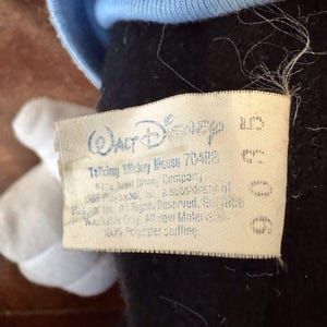 20" VTG 1988 Playskool Disney Large Mickey Mouse Pull String SQUEAKS Plush Doll image 9