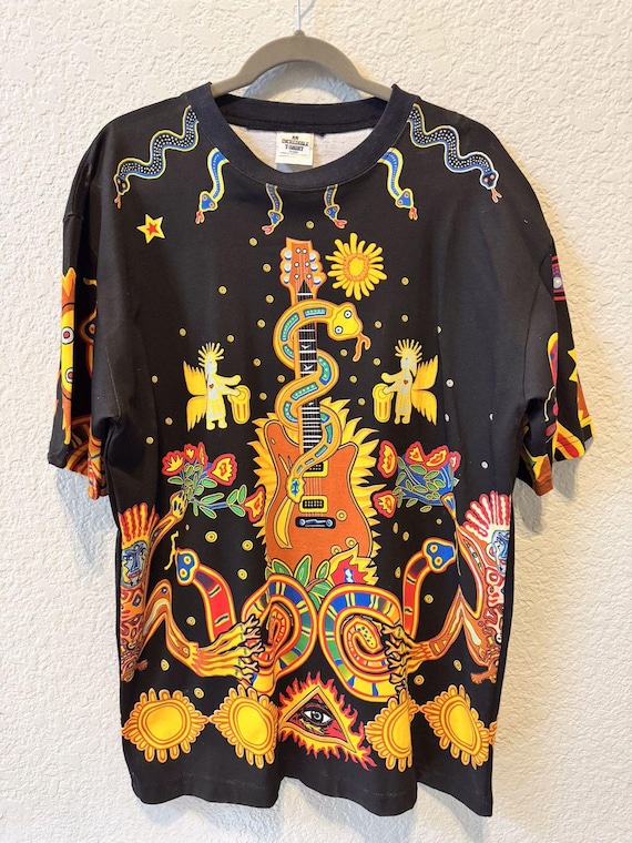 Vintage 1997 Santana Heaven Smiles Shirt: One Size