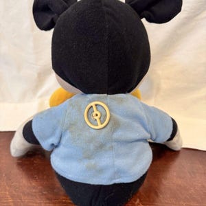 20" VTG 1988 Playskool Disney Large Mickey Mouse Pull String SQUEAKS Plush Doll image 3