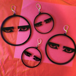 Siouxsie and the Banshees eyes hoops