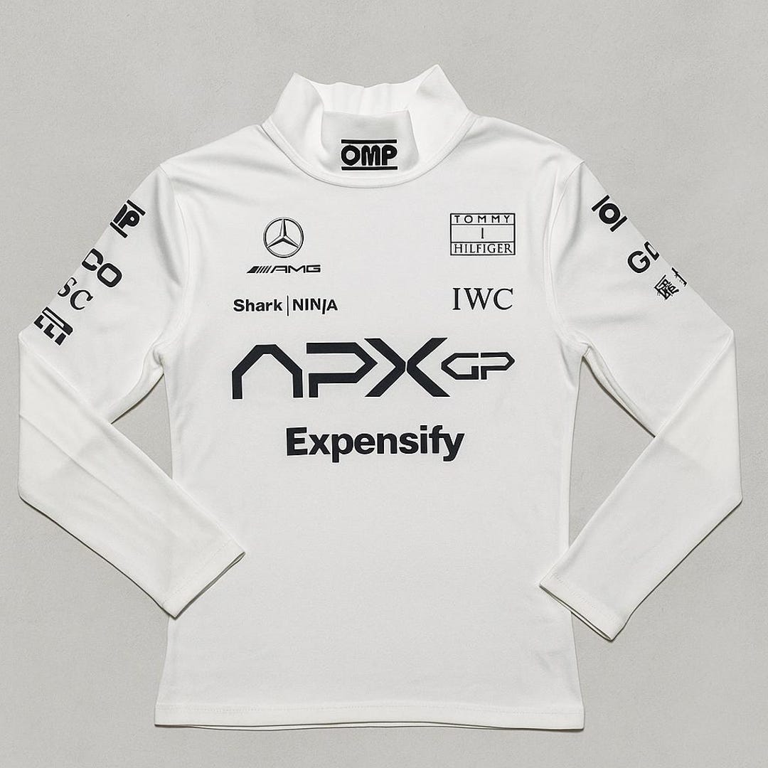F1 Style Racing Jacket White | Motorsport Long Sleeve Shirt ...