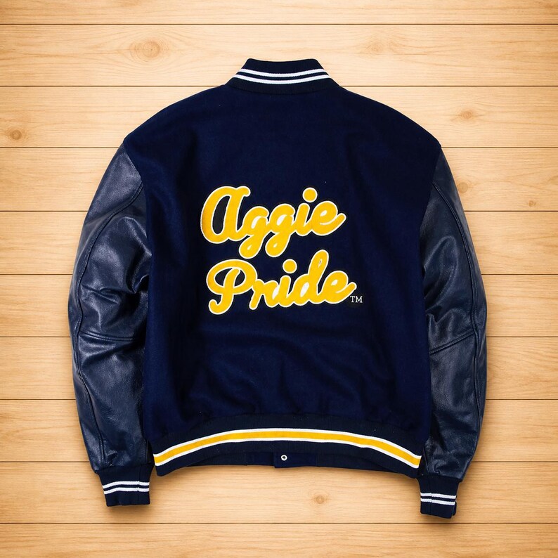 North Carolina A&T Aggie Pride Varsity Jacket – HBCU Letterman Bomber
