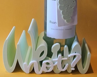 No wine? – Bottle stands & wine tags
