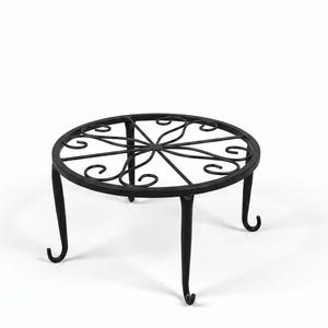 Zwart metalen plantenstandaard voor binnen- en buitenpotten