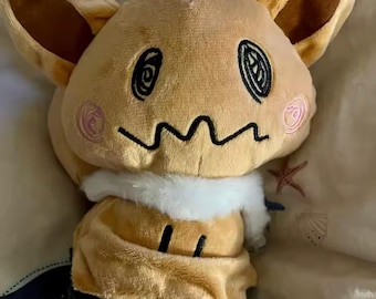 Cute Ghost Monster Plush Toy, Kawaii Anime Stuffed Animal, Soft Gamer Plushie Gift for Kids Collectors