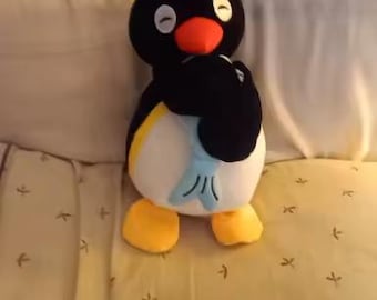 Soft Penguin Plush Toy, Black White Stuffed Animal, Cute Kawaii Penguin Plushie Gift for Kids Collectors