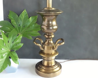 Vintage Brass Table Lamp, Hollywood Regency, Classic Traditional Home Decor, Cottagecore