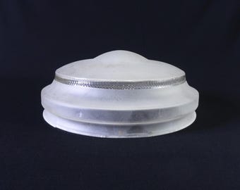 Vintage Frosted Glass Light Shade, Retro Light Globe, Ceiling Light Fixture Cover, Home Restoration, Replacement Shade