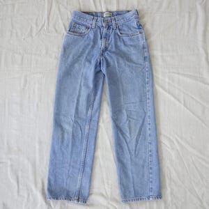 Vintage Levis 550 Blue Jeans, 27 x 28 Red Tab Relaxed Fit, Unisex 1990&#39;s