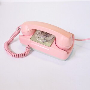 Retro Pink Rotary Phone, Vintage Rare Automatic Electric, Starlite AE ...