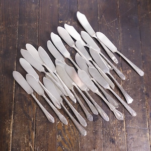 Your Choice Antique Silverplate Butter Knife, Silver Plate Master Butter, Serving Flatware