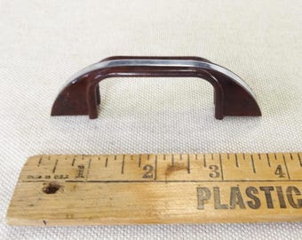 Your Choice Vintage Mid Century Atomic Drawer Pull, Retro Chrome Bakelite Cabinet Handle, Kitchen Bath, Restoration Furniture Refinishing