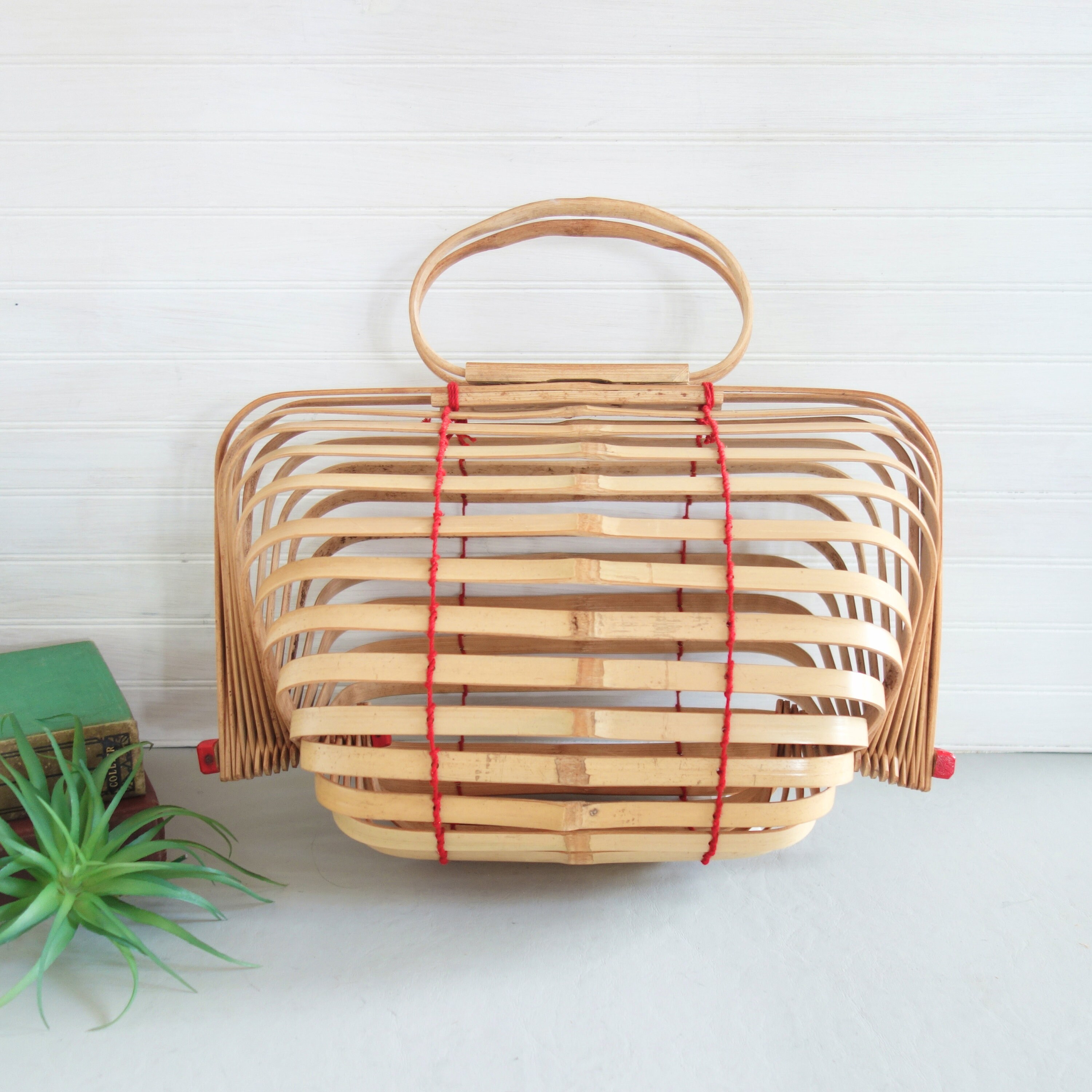 wooden bamboo purse