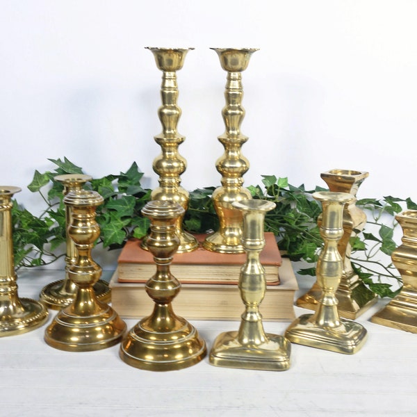 Pair Candle Holders Etsy