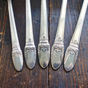 Your Choice Vintage Silver Plate Silverware, Retro First Love, 1847 Rogers Silverware, Flatware Replacements, Wedding Gift, c1956