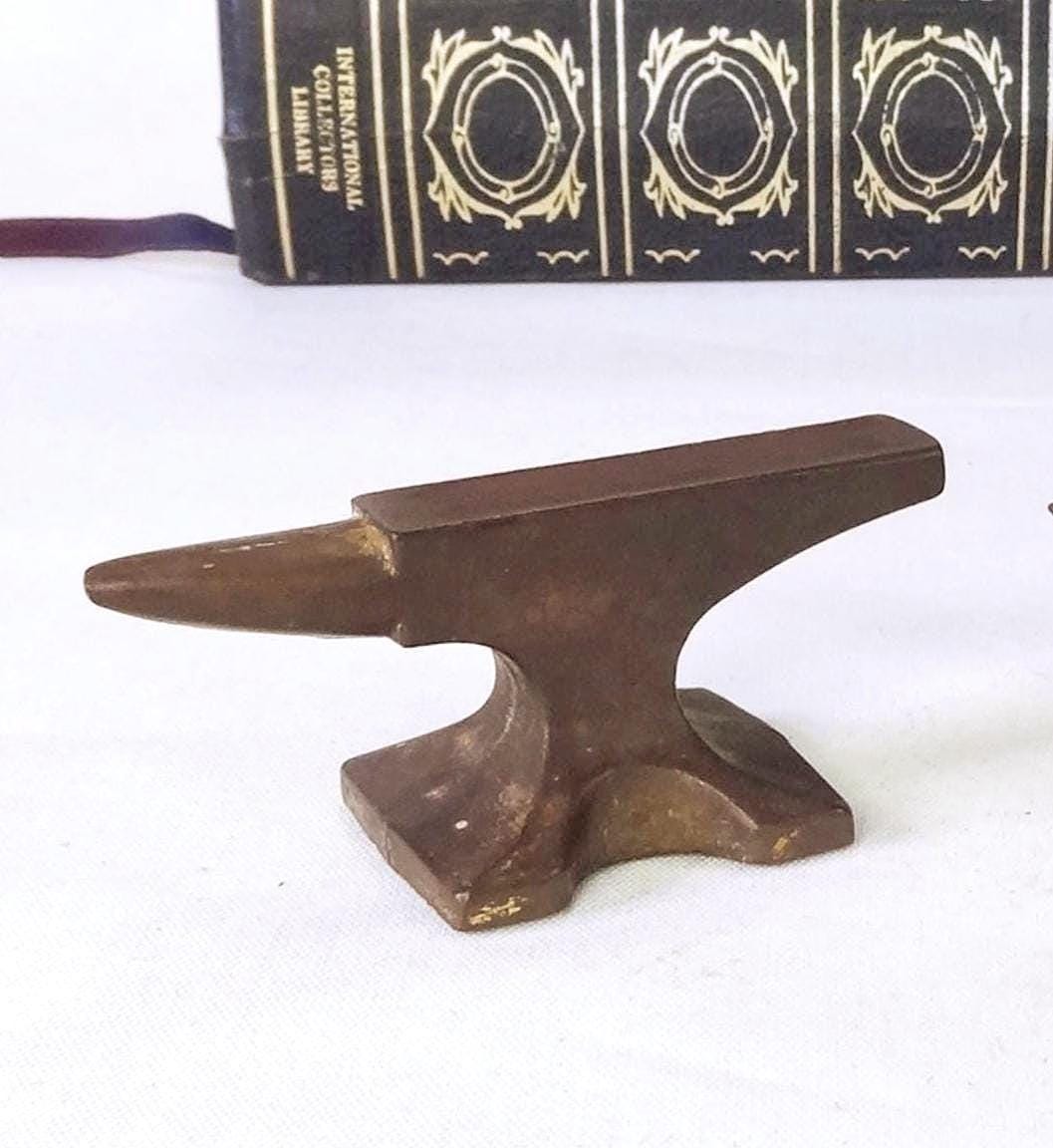 Vintage Miniature Anvil - Etsy