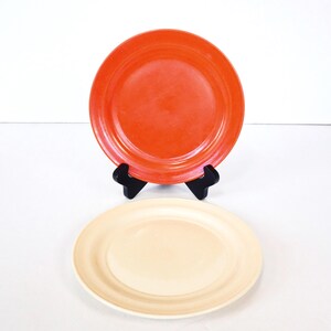 Your Choice Vintage California Pottery Plates, Blue Yellow Orange Teal, Farmhouse Style
