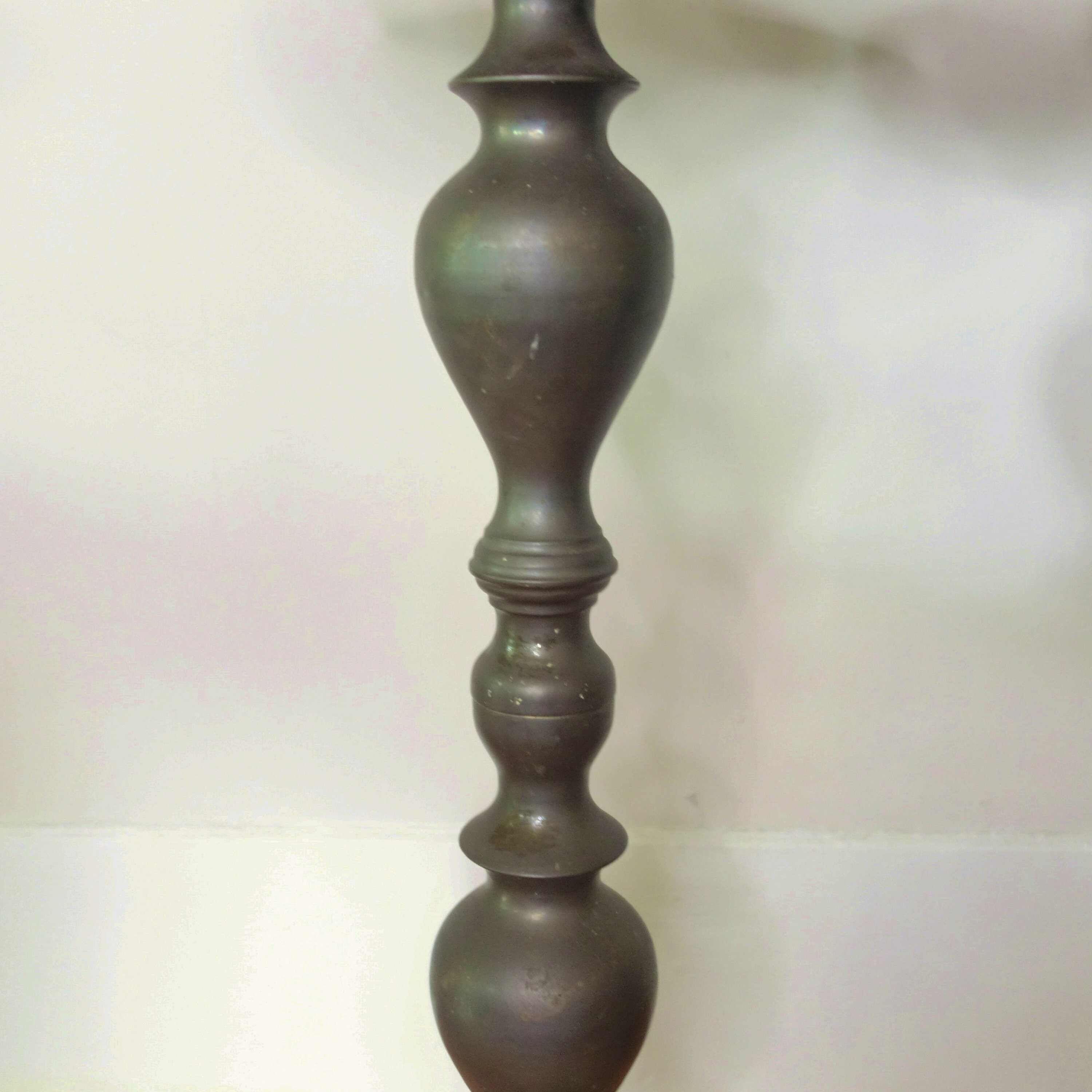 Vintage par de candelabros de piso de latón grandes 35 | Etsy