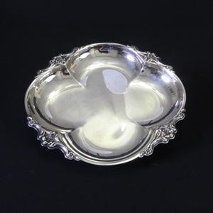 Vintage Silver Plate Candy Dish, Empress International Deep Silver Bonbon Serving Bowl, Relish Dish, Shower Gift