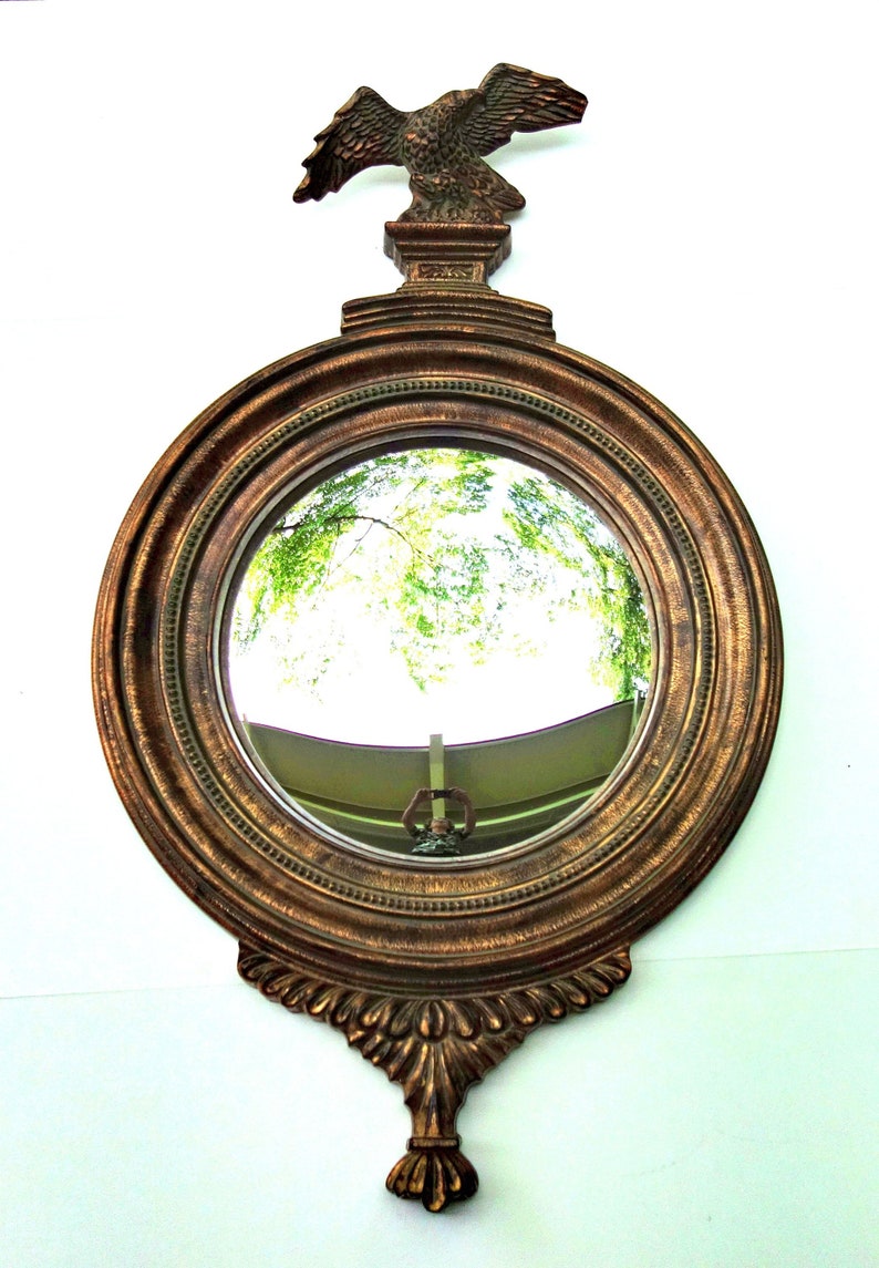 Vintage Convexo Espejo-Fisheye//ojo De Buey