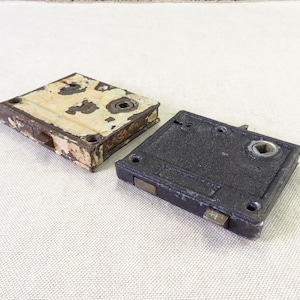 Your Choice Vintage Rim Lock, Antique Door Hardware Surface Mount, Architectural Salvage, Home Renovation Restoration
