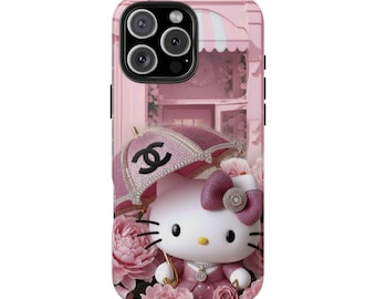 Pink Kitty iPhone Case | iPhone 16, 17 Pro Max (Glossy)