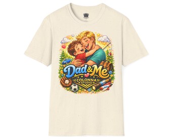 Dad and Me Matching Family Tee, Colonna Studio Cotton Shirt