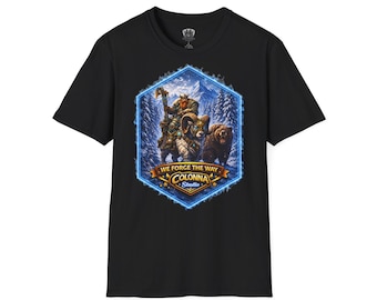 D20 Dice T-Shirt / Fantasy Gamer Shirt / D&D / MMORPG / Player Tee / WOW / Colonna Studio