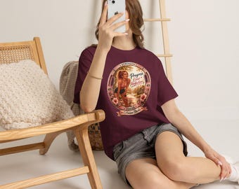 Women's Gym T-Shirt: Grumpy Cat Illustration, Motivational Fitness Apparel (100% Cotton)