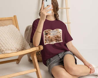 Cozy Book Lover Tee: 'Booked for the Weekend' Design, 100% Cotton