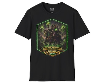D20 Dice T-Shirt / Fantasy Gamer Shirt / D&D / MMORPG / Player Tee / WOW / Colonna Studio