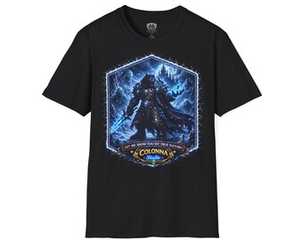 D20 Dice T-Shirt / Fantasy Gamer Shirt / D&D / MMORPG / Player Tee / WOW / Colonna Studio